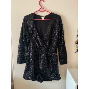 Sequined Romper/playsuit